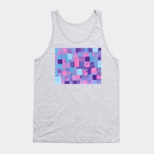 Pastel-Colored Bricks Tank Top